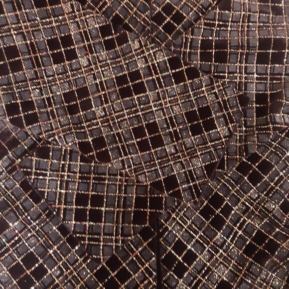 Soft Works SZ M Jacket and Tank Top 2 Piece Black Sparkly Set - Picture 4 of 15